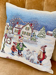 Новорічна наволочка гобеленова 45*45 см HENKEL B-NV