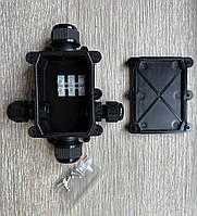 Розподільна коробка IP68 4 введення кабелю.Герметична розподільна коробка PJ7134P