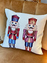 Новорічна наволочка гобеленова 45*45 см NOIX-C-NV