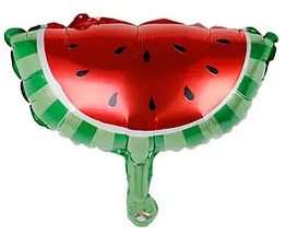 Фольгована кулька міні-фігура  КНР Кавун, (32х30 см)