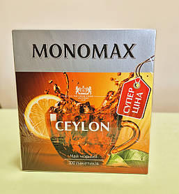 Чай Monomax Ceylon 100 пакетів чорний