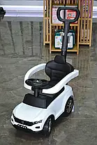 Каталка-толокар 2в1 Volkswagen T-Roc 651-1 з батьківською ручкою, звукові ефекти