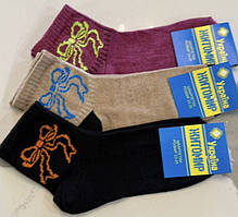 Шкарпетки жіночі високі з малюнками стрейч Україна 36-40