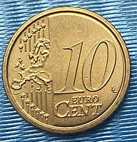 Монета Ватикана 10 євроцентів 2012 р.