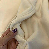 Флісова толстовка на блискавці з капюшоном і кишенями 42-46 48-54, фото 2