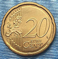 Монета Ватикана 20 євроцентів 2012 р.