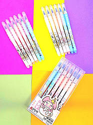 Ручка гелева Пиши-Стирай 0.5 мм синя Лабубу