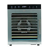 Професійний дегідратор Tekhniko DH-08H-SS (8 сталевих лотків) — сушарка для фруктів, овочів, м'яса, грибів, фото 5