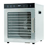 Професійний дегідратор Tekhniko DH-08H-SS (8 сталевих лотків) — сушарка для фруктів, овочів, м'яса, грибів, фото 3