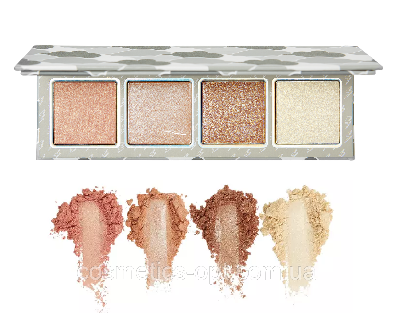 Хайлайтер під відомий бренд Pressed Powder Highlighter, 4*3.1g, фото 1