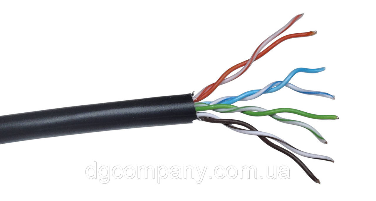 Кабель вита пара UTP зовнішня ССА,на метраж, фото 1