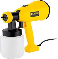 Електричний фарборозпилювач Sigma HVLP 350 Вт Ø1.8/2.6 мм 800 мл/хв з нижнім баком 800 мл