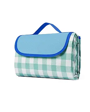 Килимок — покривало для пікніка та пляжу, Непромокальний килимок на природу 150*200см, Водонепроникний килимок, фото 1