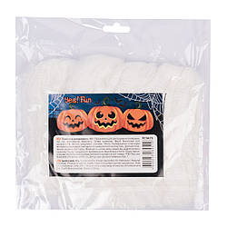 Павутина декор. Yes! Fun Хелловін 40г з двома павучками біла