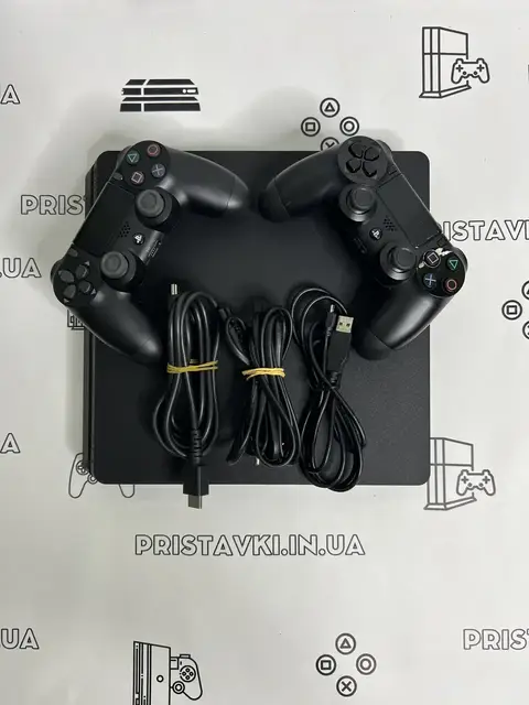PS4 Slim 1TB + 2 Джойстика Playstation 4 1000ГБ с гарантией от