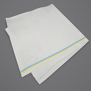 Мішок   поліпропиленовий білий з жовто- блакитною смугою 100 х 55 см