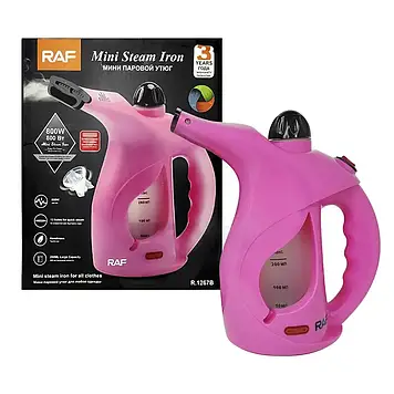 Ручний відпарювач RAF R1267В рожевий