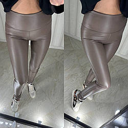 Жіночі лосини на хутрі на високій посадці з ефектом утяжки (р. 42-52) 712680