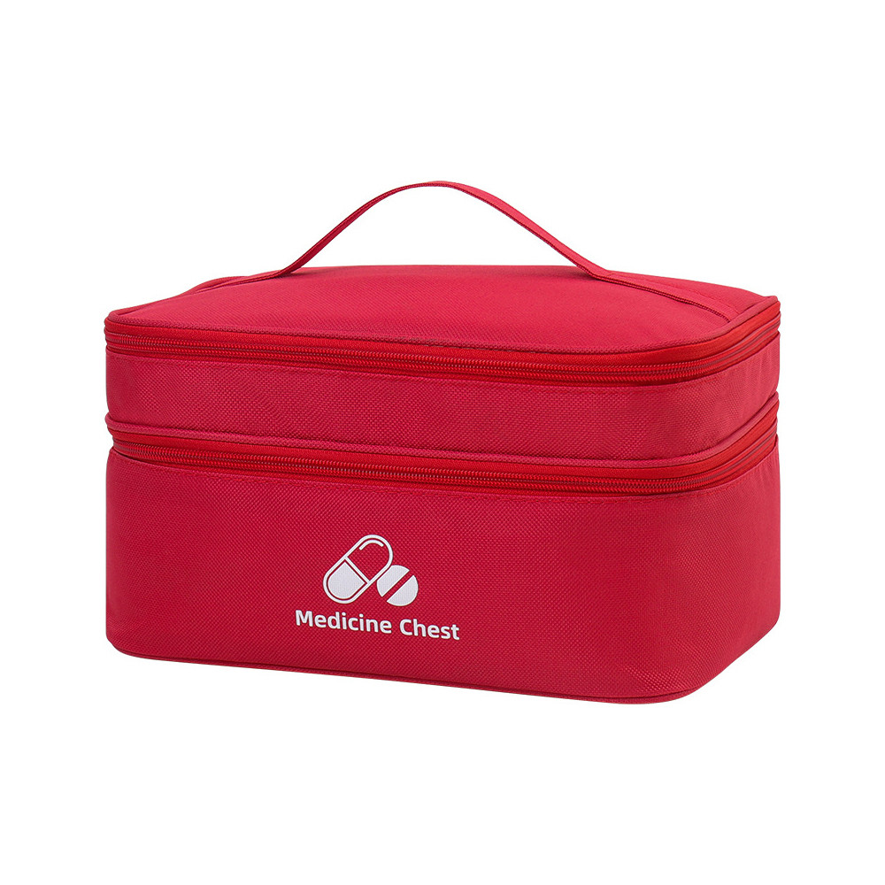 Аптечка, сумка-органайзер для медикаментів 35x24x17см Велика Червоний ( код: IBC007LR )