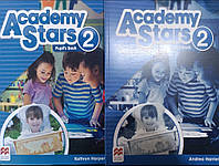 Комплект англійська мова Academy Stars 2 Ukraine: Pupil's Book + Workbook Академи Старс 2