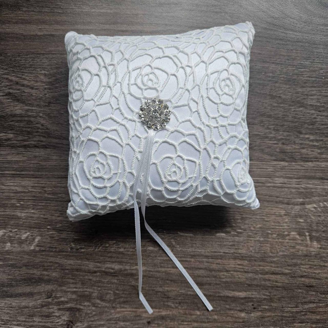 Подушка під весільні обручки, фото 1