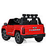 Дитячий електромобіль на акумуляторі двомісний Toyota Tundra M 6192 з пультом р/у для дітей 3-8 років Червоний, фото 8