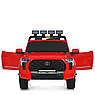 Дитячий електромобіль на акумуляторі двомісний Toyota Tundra M 6192 з пультом р/у для дітей 3-8 років Червоний, фото 7