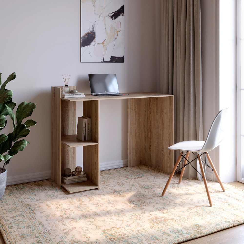 Cтіл комп'ютерний з 2 полицями М-ЗОН Джеко 1200/12 Сонома (MZN-031020), фото 1