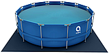 Круглий каркасний басейн Avenli (366 x 76 см) для дорослих і дітей, комплектація 19в1, Синій, фото 8