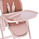 Стільчик для годування  ME 1037 CRYSTAL Bear Pink, фото 8