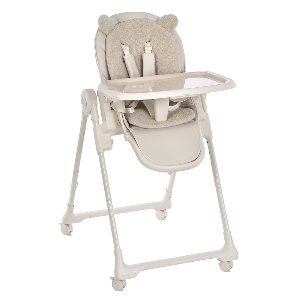 Стільчик для годування  ME 1037 CRYSTAL Bear Beige, фото 1