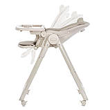 Стільчик для годування  ME 1037 CRYSTAL Bear Beige, фото 2