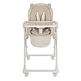 Стільчик для годування  ME 1037 CRYSTAL Bear Beige, фото 7