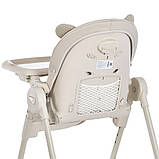 Стільчик для годування  ME 1037 CRYSTAL Bear Beige, фото 8