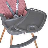 Стільчик для годування El Camino ME 1111 LUMI Pink, фото 3