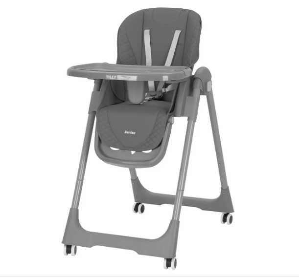 Стільчик для годування TILLY Junior T-671 Dark Grey, фото 1