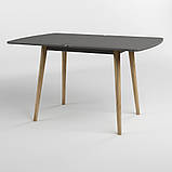 Деревянный раскладной обеденный стол LION Майами-3 Нимфея Альба (белый) 90х60/90х120, фото 4