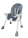 Стілець для годування Adbor Karimi grey, фото 2