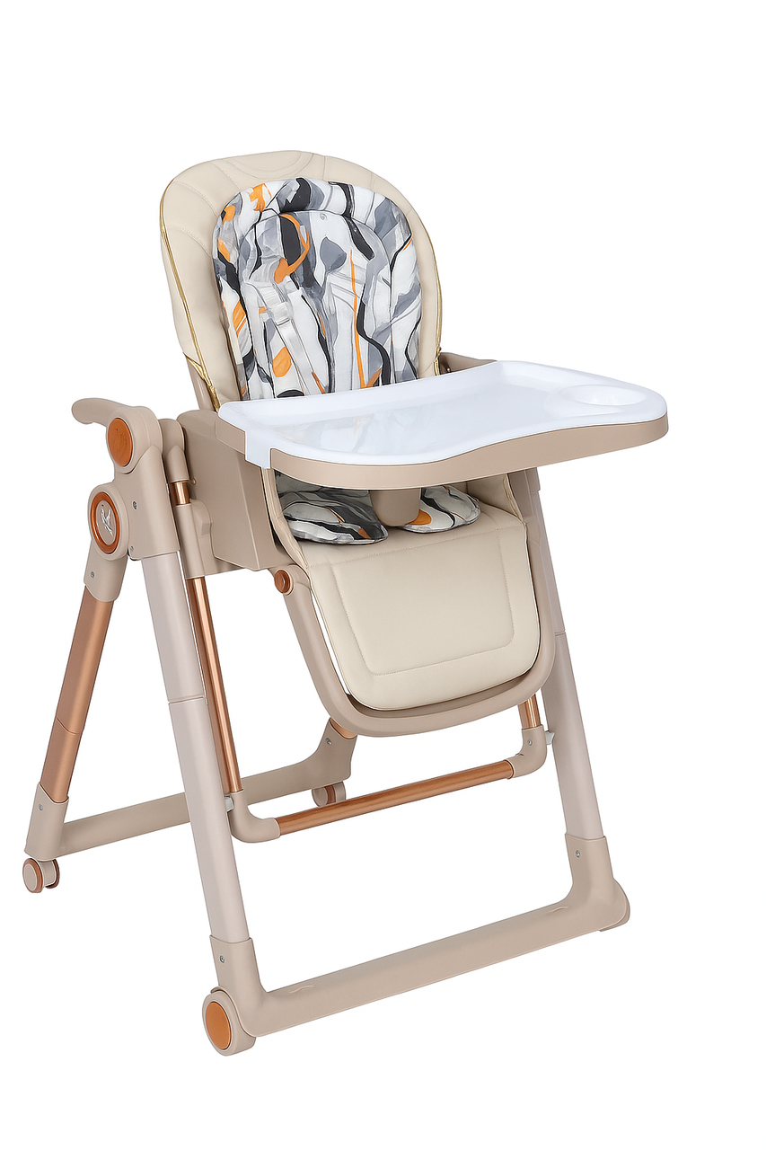 Стілець для годування Adbor Glamour 3 в 1 beige, фото 1