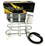 5.8 М² 985 Вт Нагрівальний мат OK-HOT 170 Вт/м2 (230В) Тепла електрична підлога, фото 3