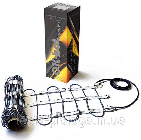 2.25 М² 384 Вт  Нагрівальний мат OK-HOT 170 Вт/м2 (230В) Тепла електрична підлога, фото 1