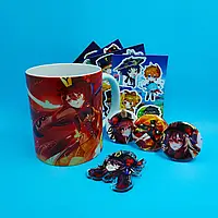 Колекційний Міні-Бокс Ху Тао з чашкой із Геншин Імпакт