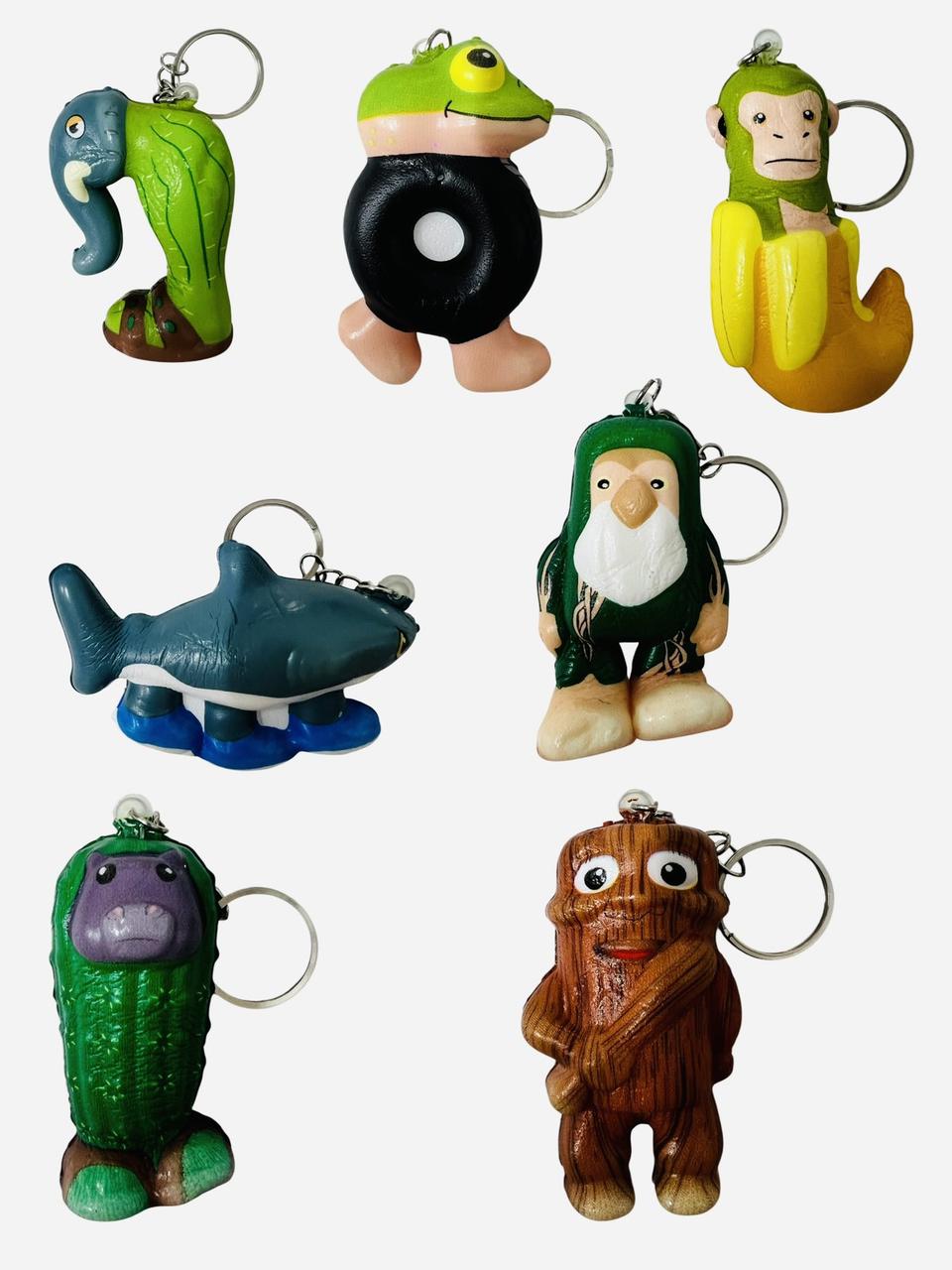 Брелоки Італійські меми  italian brainrot, тралалело тралала, тунг тунг сахур,Шімпанзіні Бананіні, фото 1