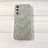 Чохол Luxury Glitter для Samsung Galaxy A55 / A556 Gold-gray