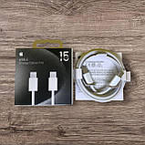 Кабель Apple USB-C – USB-C 1м 35W MM093ZM/A, A2795 |Black/White|, фото 3