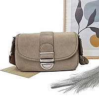 Жіноча сумка через плече крос-боді екошкіра оливковий Арт.CM7664 olive DavidJones Французька