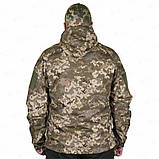 Легка тактична вітро-водозахисна вітровка в камуфляжі ММ-14, фото 4