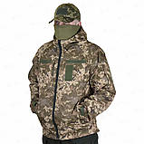Легка тактична вітро-водозахисна вітровка в камуфляжі ММ-14, фото 5