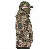 Легка тактична вітро-водозахисна вітровка в камуфляжі ММ-14, фото 6