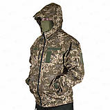 Легка тактична вітро-водозахисна вітровка в камуфляжі ММ-14, фото 7